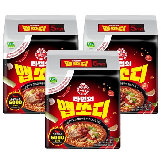 오뚜기 라면의 맵쏘디 120g