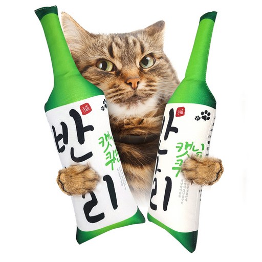 힐링타임 고양이 반하리 캣닢쿠션 NH-0304