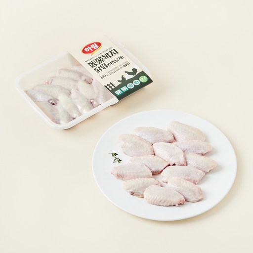 하림 깨끗한농장 인증 동물복지 닭윙 아랫날개