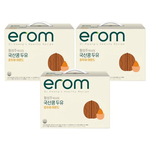 이롬 황성주박사의 국산콩 두유 호두와 아몬드