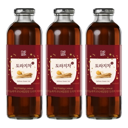 초록원 도라지차