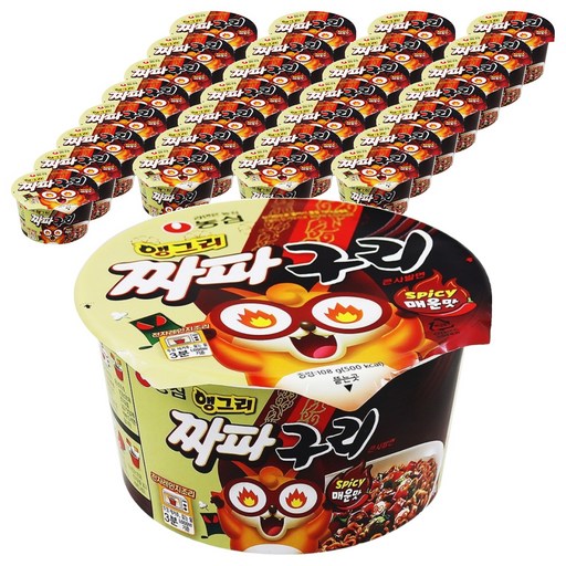 농심 앵그리 짜파구리 큰사발면 108g