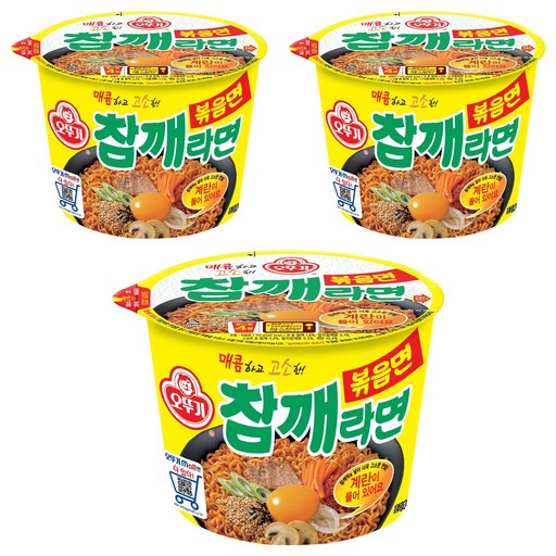 오뚜기 참깨라면 볶음면 110g