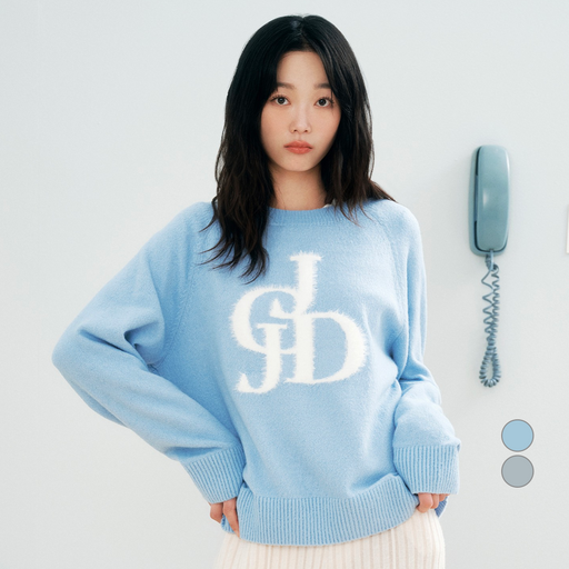 쥬시쥬디 여성용 레터링 풀오버 니트 JZKT726B