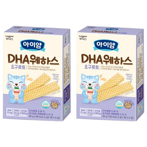 아이얌 DHA 웨하스 요구르트
