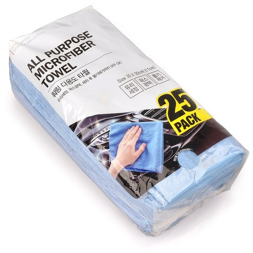 훠링 W 마이크로화이버 다용도 세차타월 25p