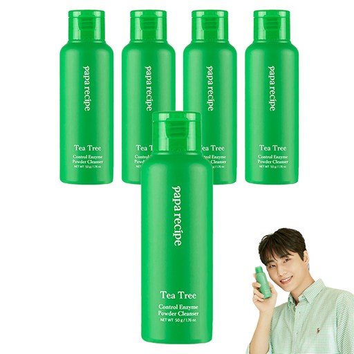 파파레서피 티트리 컨트롤 효소 파우더 클렌저