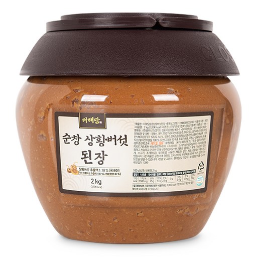 더해담 순창 상황버섯 된장