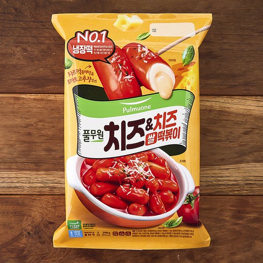 풀무원 쌀 치즈 & 치즈 떡볶이 2인분