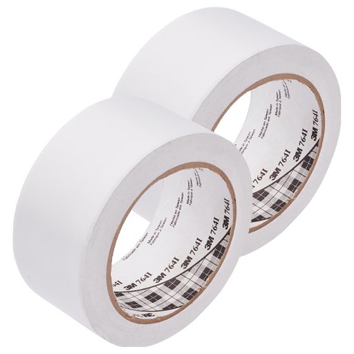 3M 바닥 라인 764 테이프 백색 50.8mm x 32.9m