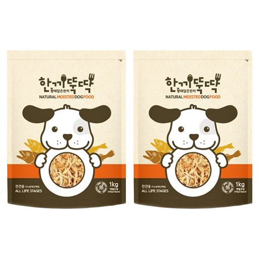 한끼뚝딱 전연령 강아지 황태담은 소프트사료