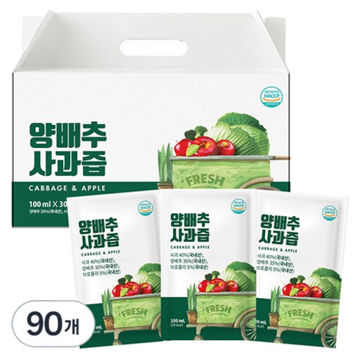 유기농마루 국내산 양배추사과즙