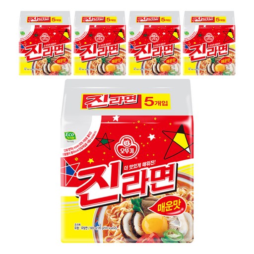 오뚜기 진라면 매운맛 120g