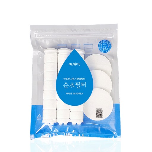 아토젯 순수필터 바디 3p 헤드필터 3p 1개 화이트 완벽조합 필터세트