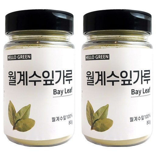 헬로우그린 월계수잎 가루 향신료 통