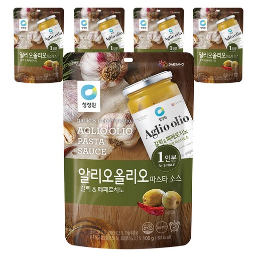 청정원 알리오올리오 파스타소스 싱글파우치