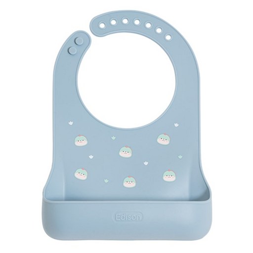 에디슨 프렌즈 베이비 실리콘 턱받이