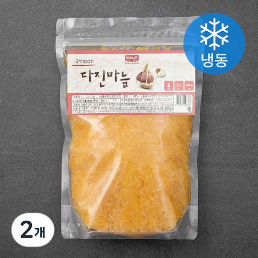 나무새 다진 마늘 (냉동)