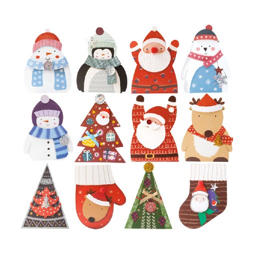 프롬앤투 크리스마스카드 12종 세트 특별한 연말 감성을 전하세요