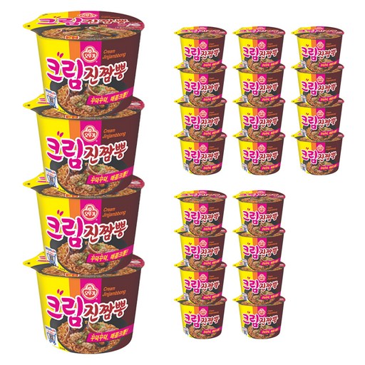 오뚜기 크림진짬뽕 용기 105g