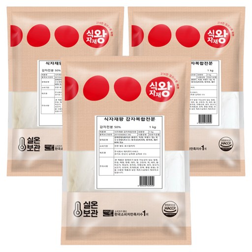 식자재왕 감자전분 50%