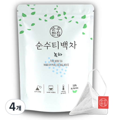 순수한집 녹차 티백