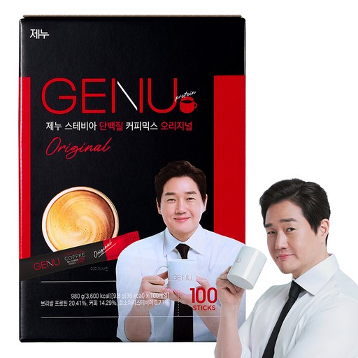 제누 스테비아 단백질 커피믹스 오리지널