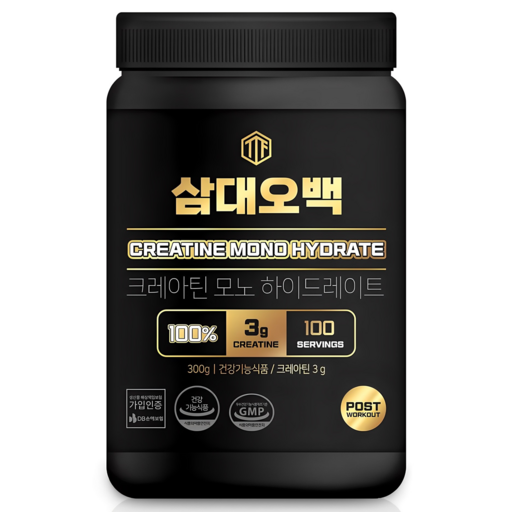 삼대오백 크레아틴 모노 하이드레이트 300g 1개로 근육 성장과 에너지 증진을 경험하세요