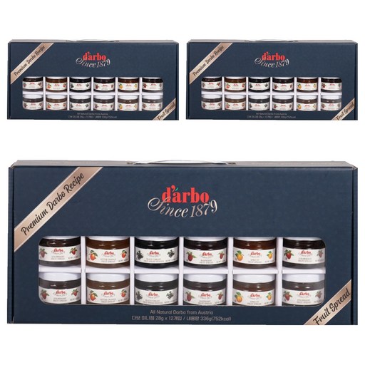 다보 미니 과일잼 12p 선물세트