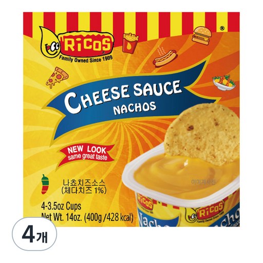 리코스 나쵸치즈소스 4개입