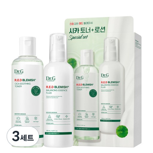 닥터지 레드 블레미쉬 시카 토너 200ml + 로션 150ml 세트