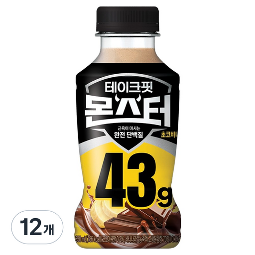 테이크핏 몬스터 초코바나나 근육이 마시는 완전 단백질