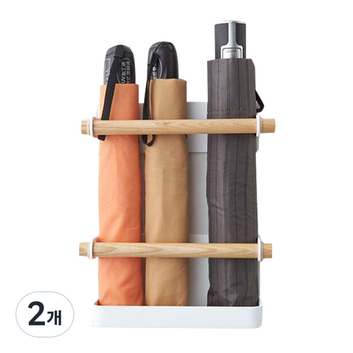 엘듀아 벽부착 선반 우산걸이