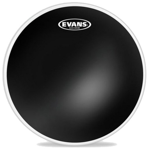 Evans Black Chrome 탐 상단 헤드 TT13CHR