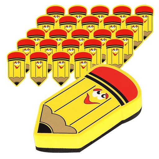 블루마토 화이트보드 자석 지우개 몽당연필 25p