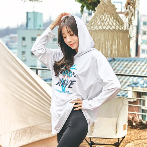 튜브트리 오버핏 후드 래쉬가드 상의 B4212