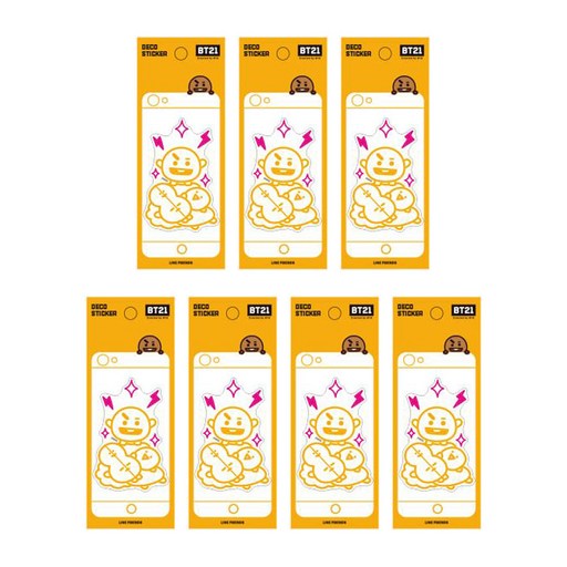 라인프렌즈 BT21 데코 스티커 모바일