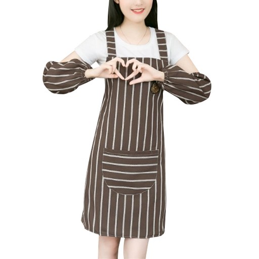 에이홉 파인애플 앞치마 + 소매세트