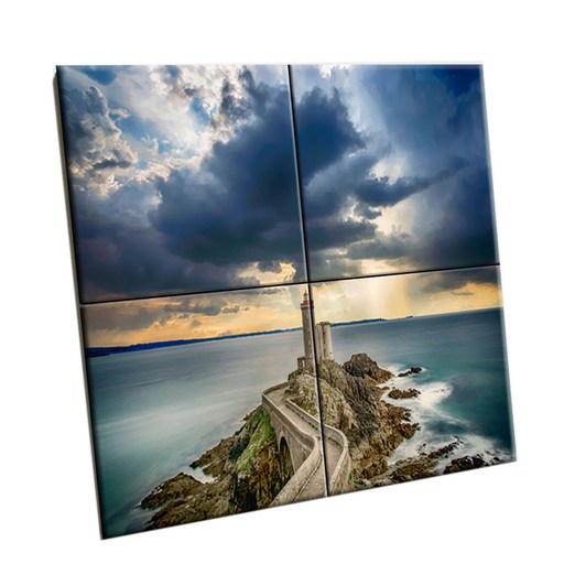 유디피 타일 액자 C형 150 x 150mm 4p