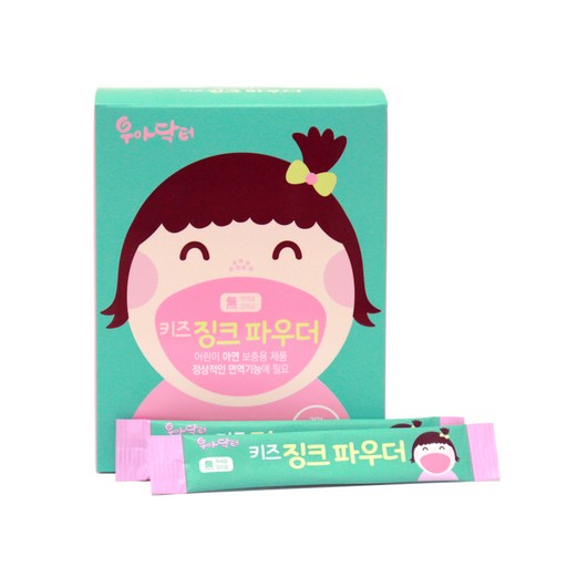 우아닥터 키즈 징크 파우더 30p