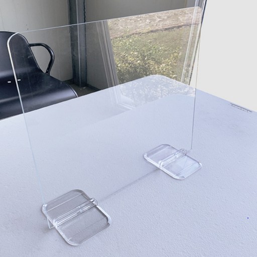 아크릴 폴리카보네이트 테이블 가림막 600 x 480 mm