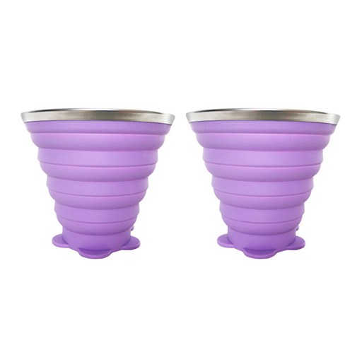 실리콘 접이식 컵 260ml