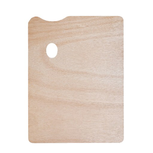 마이데일리 원목 미술 물감 팔레트 우드 사각형 30 x 40 cm