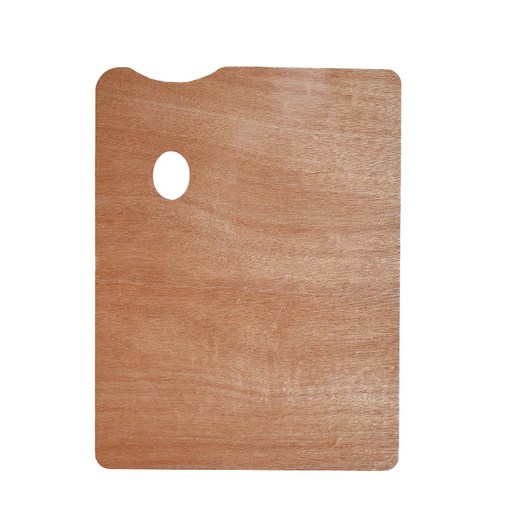 마이데일리 원목 미술 물감 팔레트 월넛 사각형 30 x 40 cm