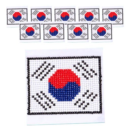민화샵 독도 보석십자수 만들기세트 태극기