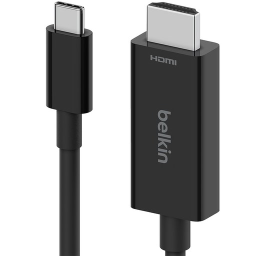 벨킨 USB C타입HDMI 2.1 케이블 AVC012bt2M, 2m, 블랙AVC012bt2MBK, 1개
