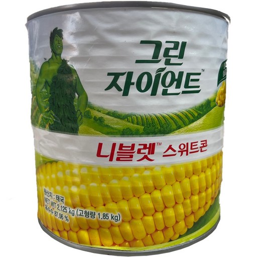 그린자이언트 니블렛 스위트콘 통조림