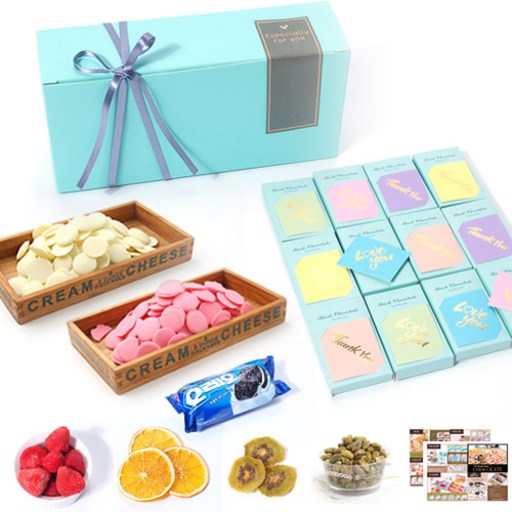 마당발 바크 초콜릿 400g + 데코용품 + 포장용품 만들기 세트