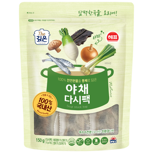 해표 야채 다시팩 10p