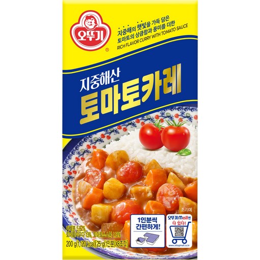 오뚜기 지중해 토마토 카레 고형
